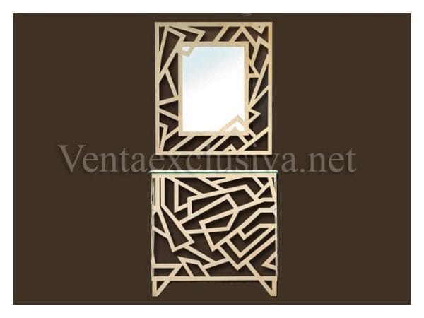 Mueble recibidor forja-En5