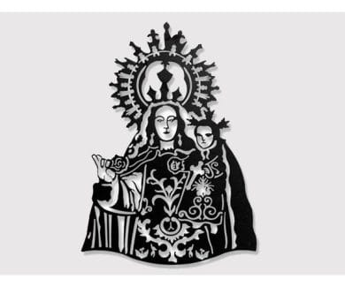 Figura Virgen con Niño
