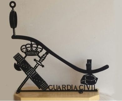 Jamonero de Forja Guardia Civil