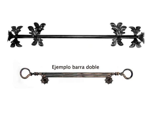 Barra Cortinas de Hierro Clásica