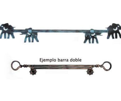 Barra Cortinas de Forja Infantil