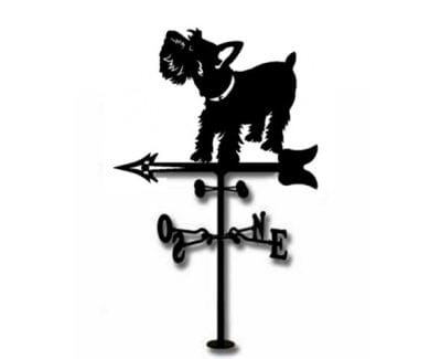 Veleta de Viento Schnauzer