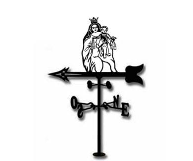 Veleta de Viento Virgen del Carmen